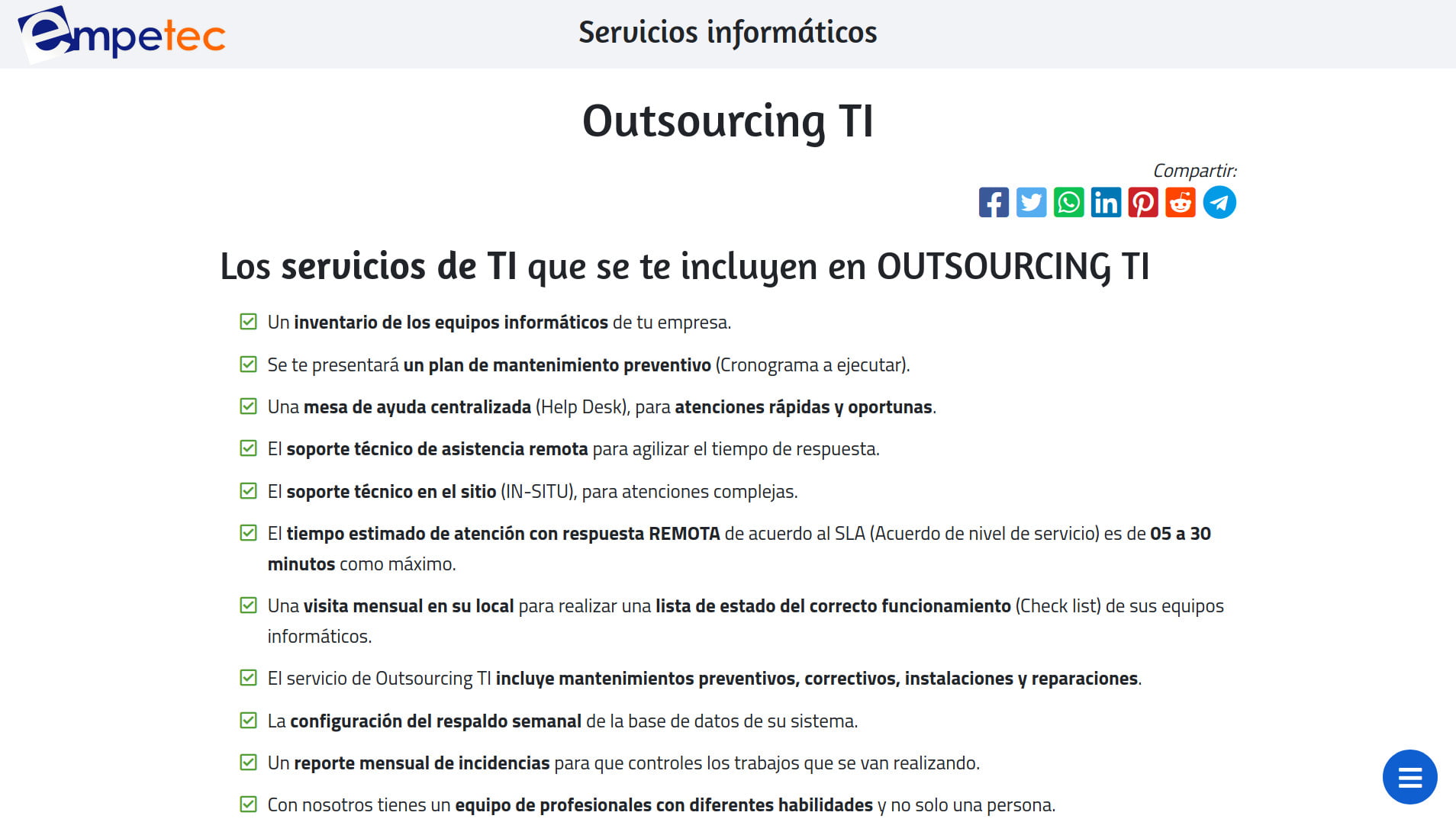 Copywriting de Outsourcing TI