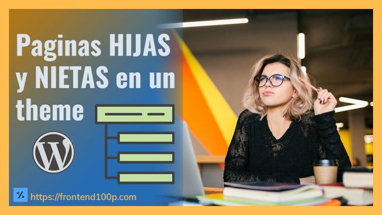 Banner paginas hijas y nietas en un theme de wordpress